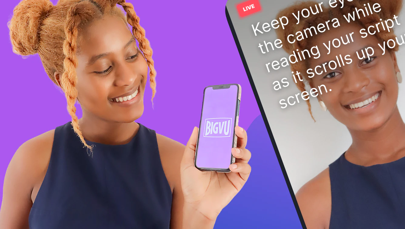 Teleprompter App for iPhone, Android, Windows & Mac BIGVU